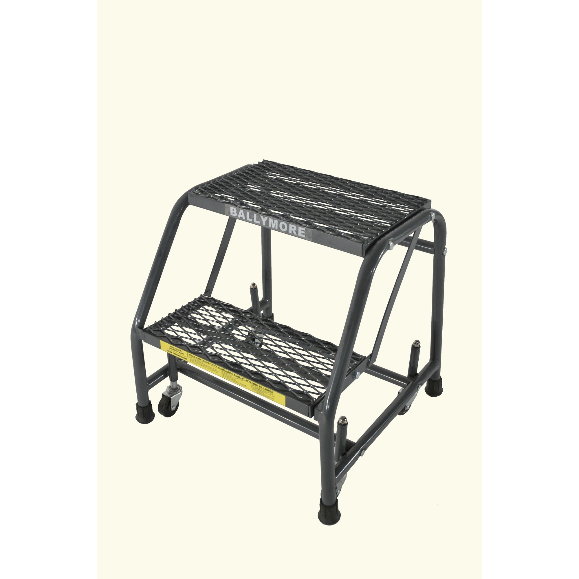 Ballymore, Rolling Ladder, Overall Height 19 in, Steps 2, Material Steel, Model# 226X